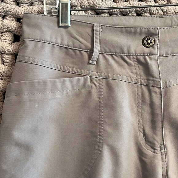 Mountain Equipment Co-Op Grey Terrena Capri Lightweight Hiking Pants Size 12 - Picture 3 of 11